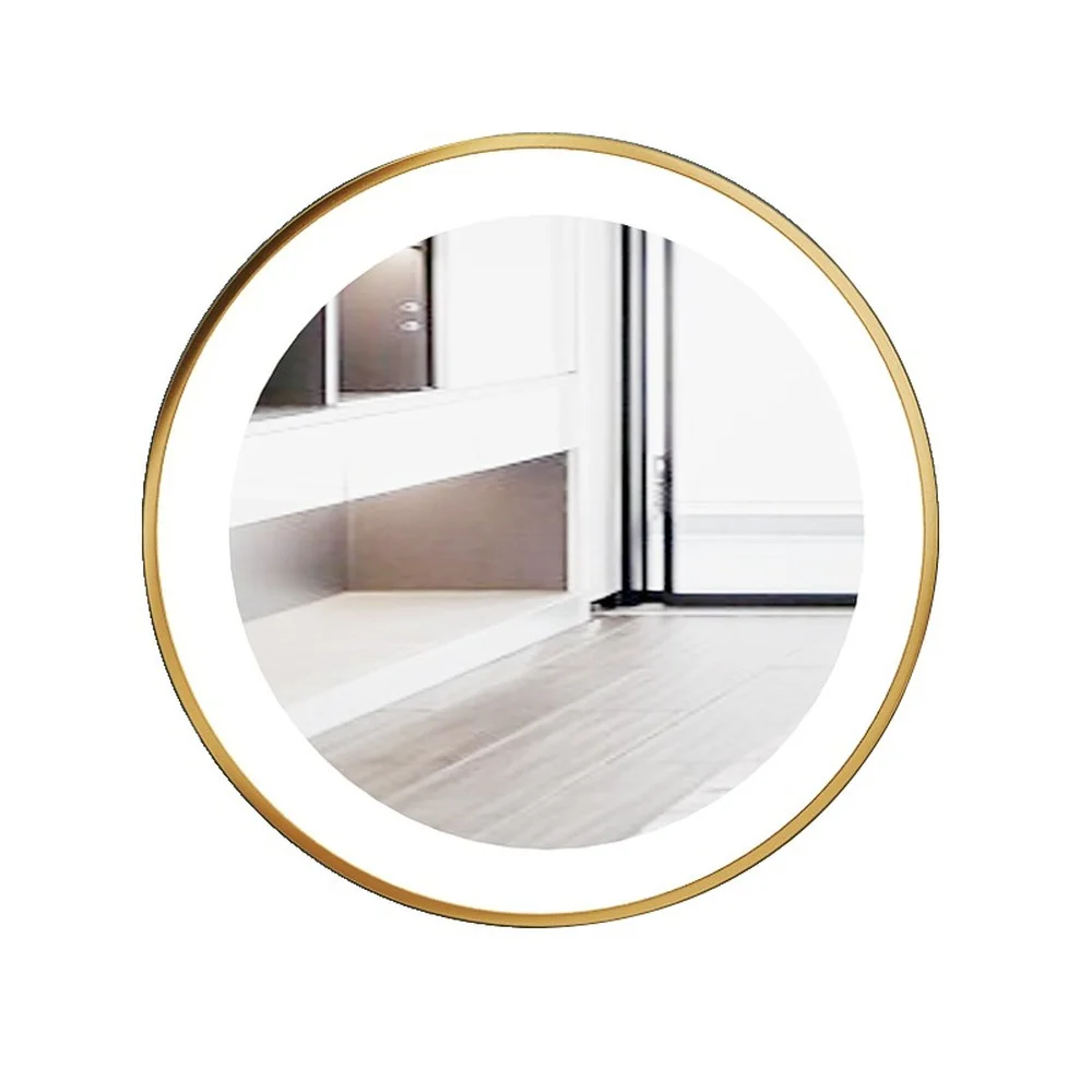 Doccia Fogless Round Nordico Luminoso Specchio Da Bagno Portatile Luce Led Specchio Per Il Trucco Tavolo Da Toeletta Specchio Da Bagno