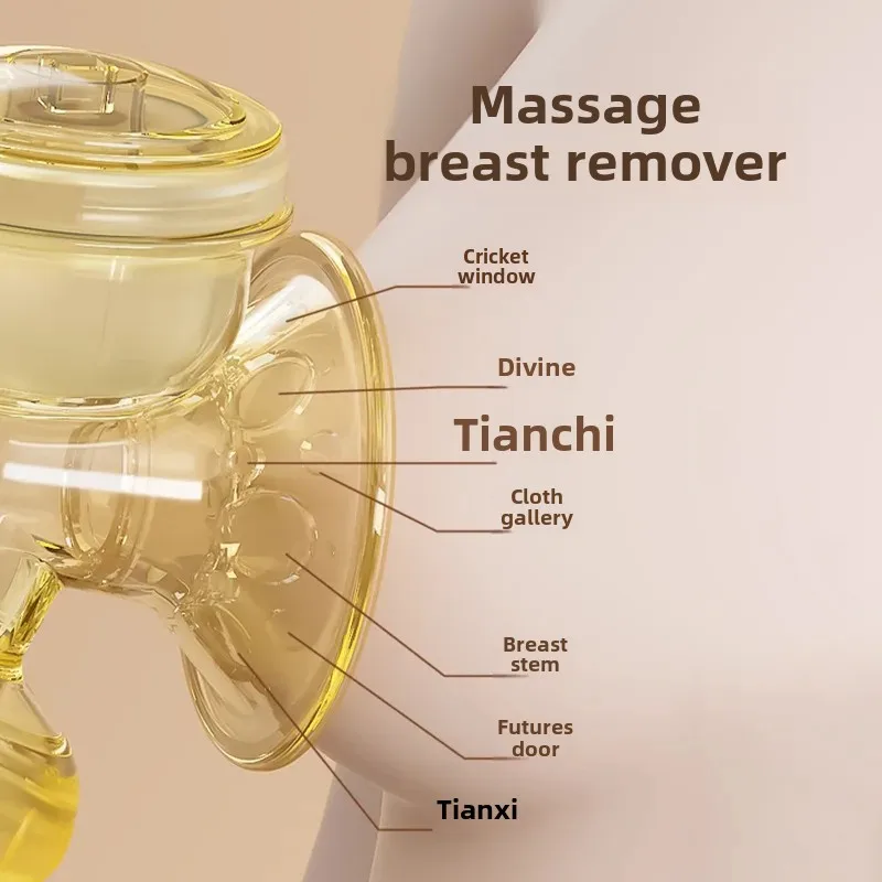 Automatic Electric Breast Pump Silent Comfortable Nano Silver Rechargeable Mother Baby Supplies Manual Breast Pump From China