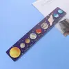 Baby Wooden Montessori Teaching Aids Science Cognition Jigsaw Puzzle Universe Solar System Eight Planet Matching Educational Toy 4
