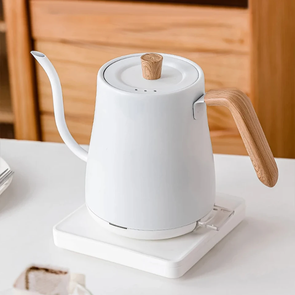 Portable 1000W Gooseneck Coffee Kettle 0.8L
