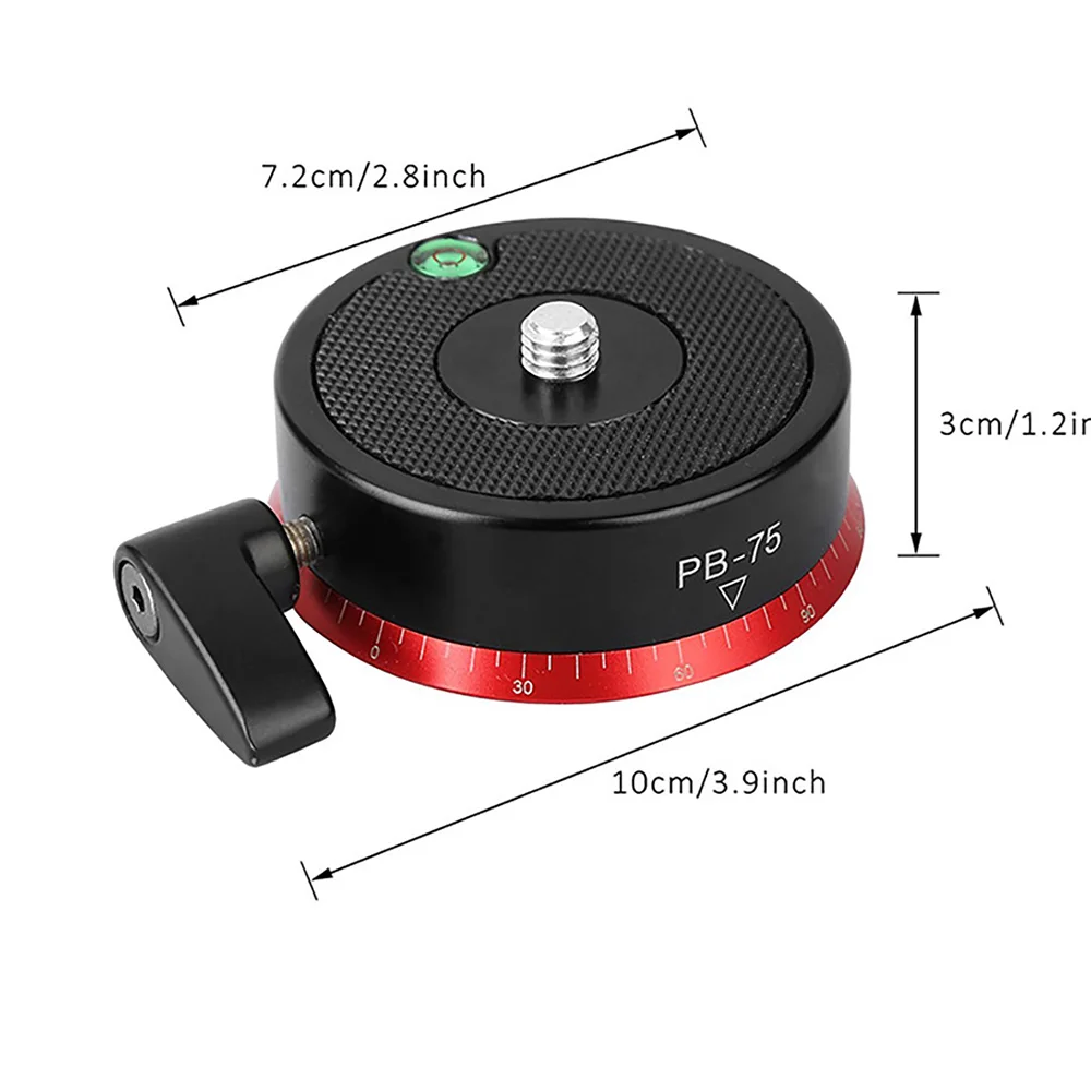 

Cjsm-CJ35 Horizontal Rotating Head Panoramic Head Tripod Horizontal Rotating Head 360 Degree Photography Accessories