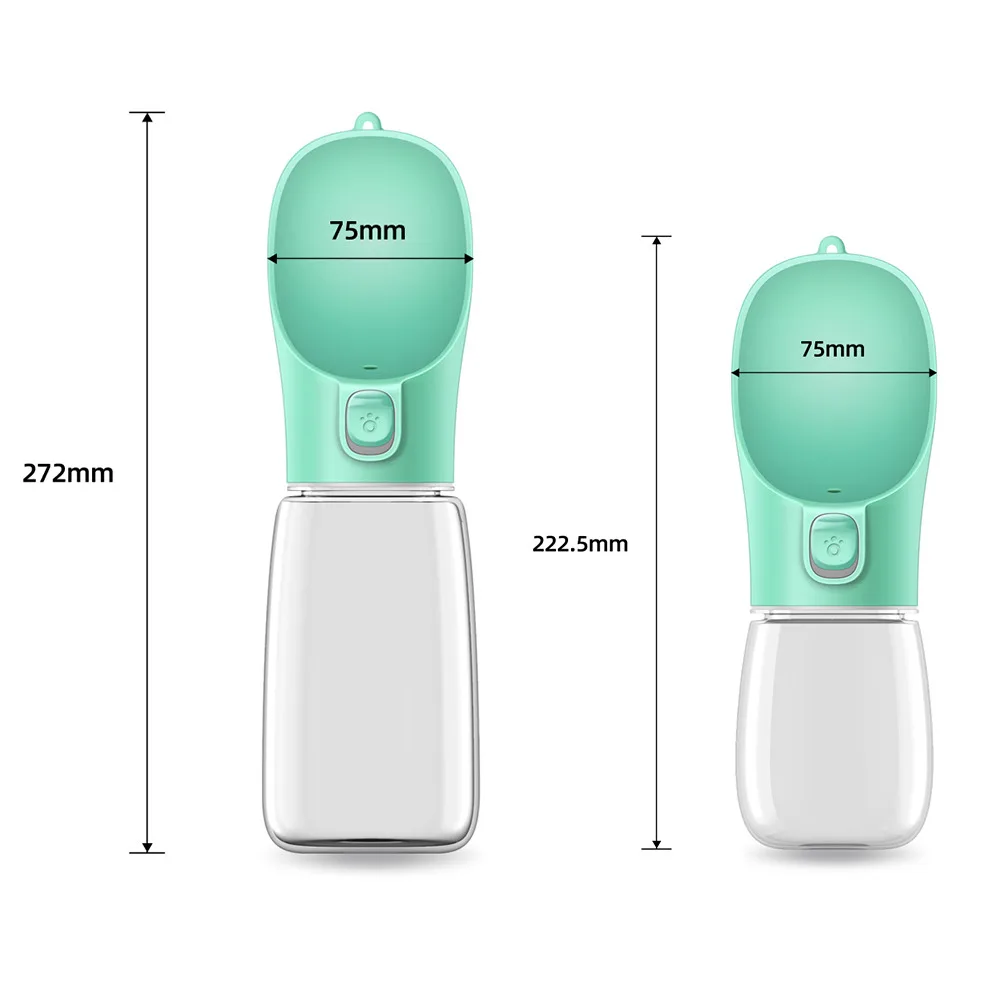 Dog Water Bottle Portable Food and Water Container For Dog Pets Feeder Bowl Outdoor Travel Drinking Bowls Dispenser
