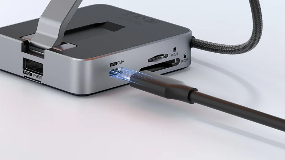 Hagibis Magnetic Stand USB-C Hub with M.2 SSD CMC10