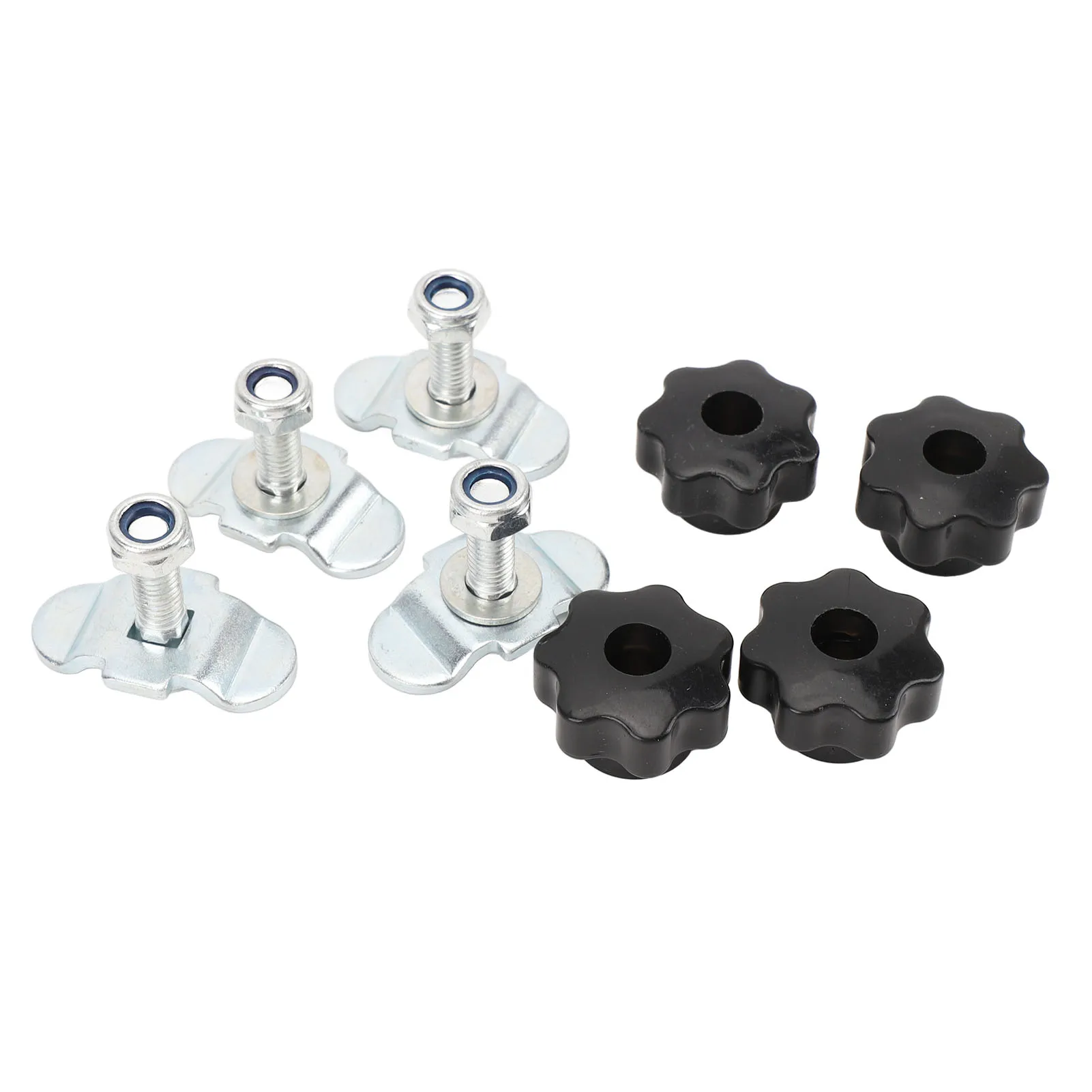 Cargo Tie Down Ring L Track Stud Fittings Carbon Steel 360 Degree Rotation for Truck Beds Trailers