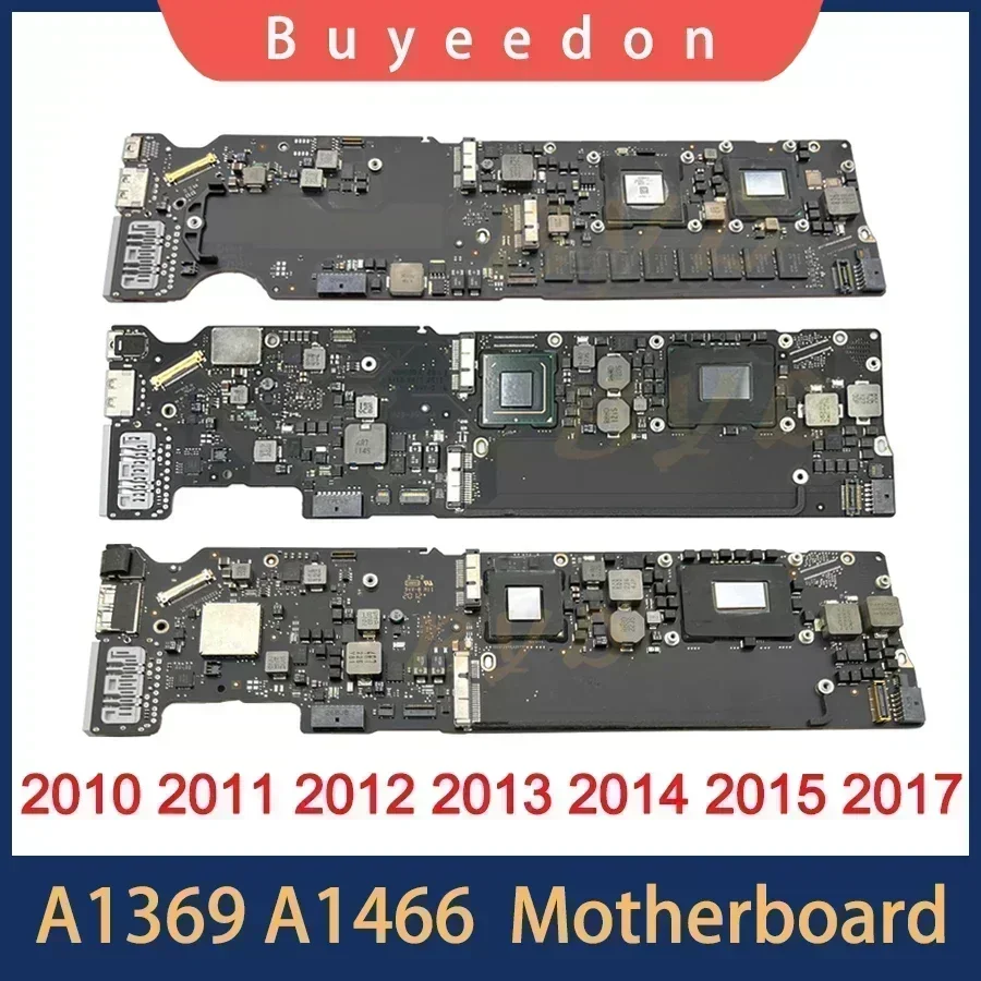 Original Tested A1466 Logic Board For Macbook Air 13" A1369 A1466 Motherboard i5 i7 4GB 8GB 2010-2017 Years