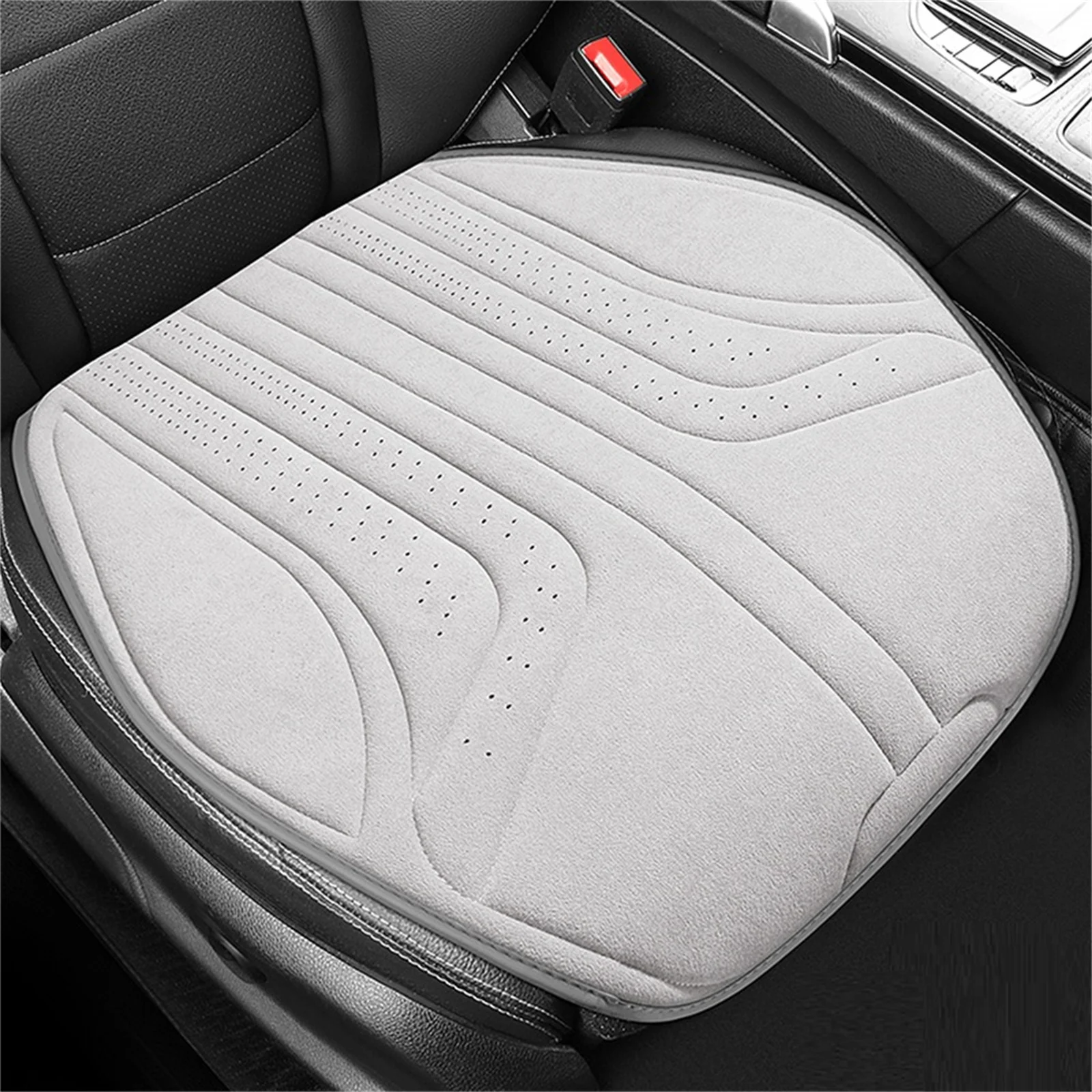 2023 Suede Saddle Pad Cushion Anti-slip Front Chair Seat Breathable Pad Car Seat Protector Seat Covers for Cars Car seat cushion