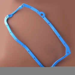 Blue Oil Pan Gasket for Pre - 79 Chevy Engines with Driver's Side Dipstick