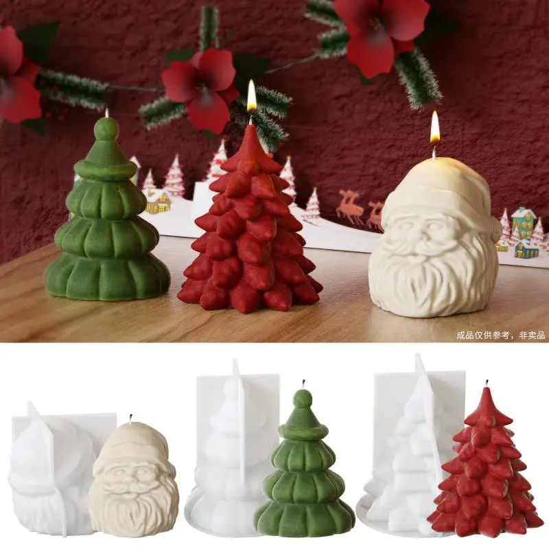 Ensemble De 6 Moules En Forme De Sapin De Noël, 3 Cm, Moules