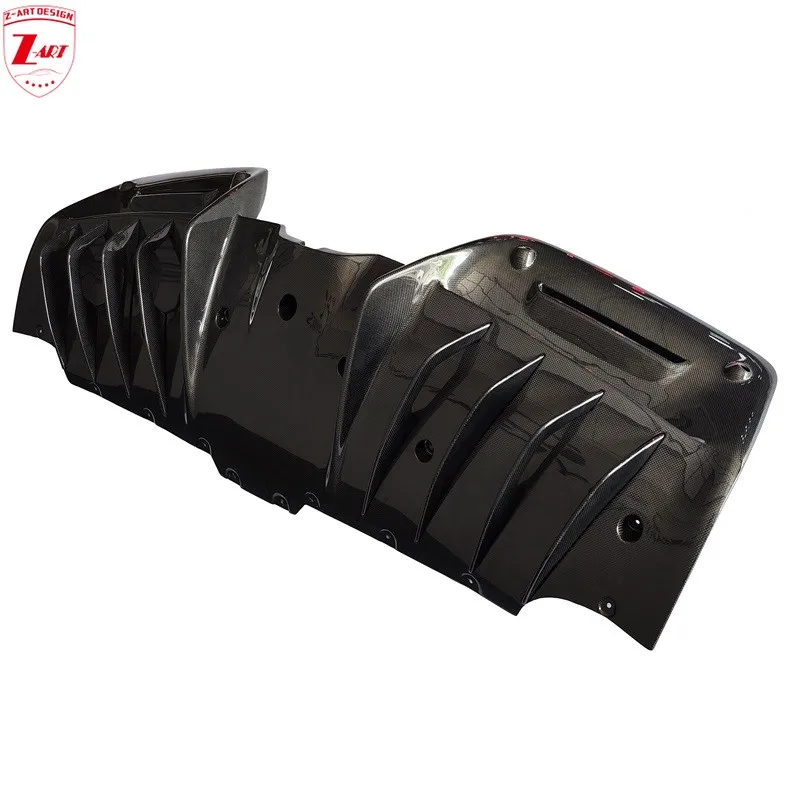 Z-Art Diffusore Posteriore In Fibra Di Carbonio A Secco Per Ferrari Sf90 Oem Coda Labbro Inferiore Per Parti In Fibra Di Carbonio Ferrari Sf90 Preimpr