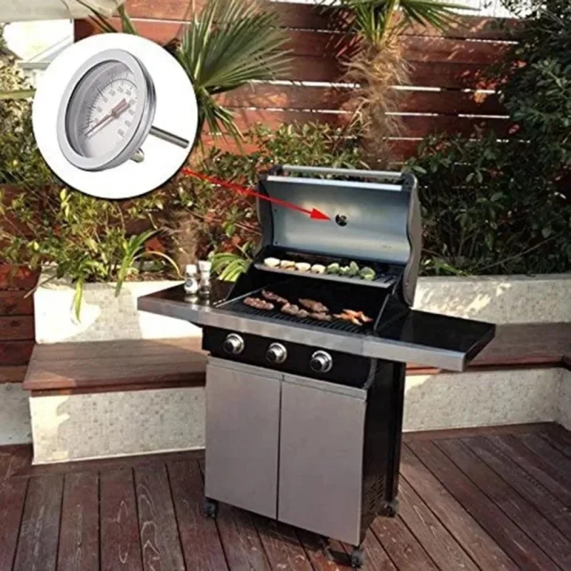 Stainless Steel Oven Thermometer Kitchen Barbecue Bbq Food Bread Microwave Cooker Baking 50 &ndash; 500℃