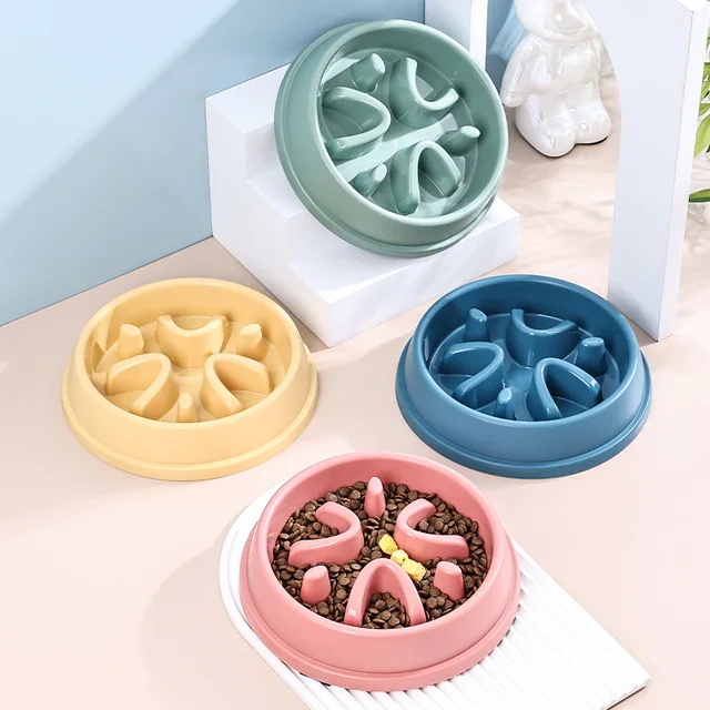 Plastic Slow Feeder Dog Bowl 3