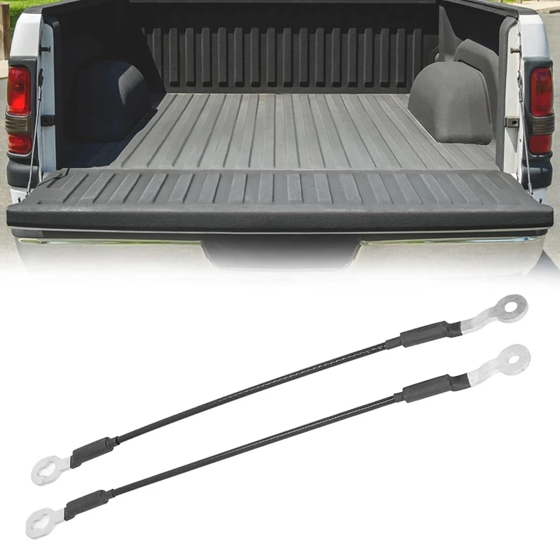 Rear Tailgate Cables Lift Gate Support Straps For Chevy S10 GMC Sonoma 1994-2004,15726086 15683449 15725653 15683450