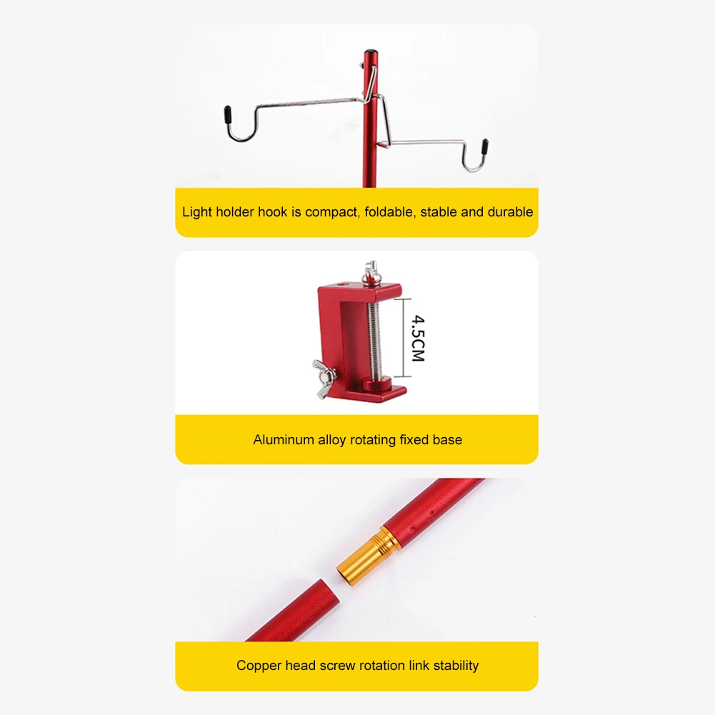 Collapsible Camping Lantern Stand 6