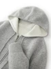 High Quality Autumn Winter Men Hooded Cashmere Sweater Long Sleeve Casual Loose 100% Merino Wool Cardigan Knitwear Clothing Tops 1