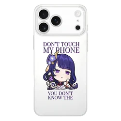 Kawaii Cartoon Role Clear Phone Case - Genshin Impact Easter Edition - iPhone 14 (B1)
