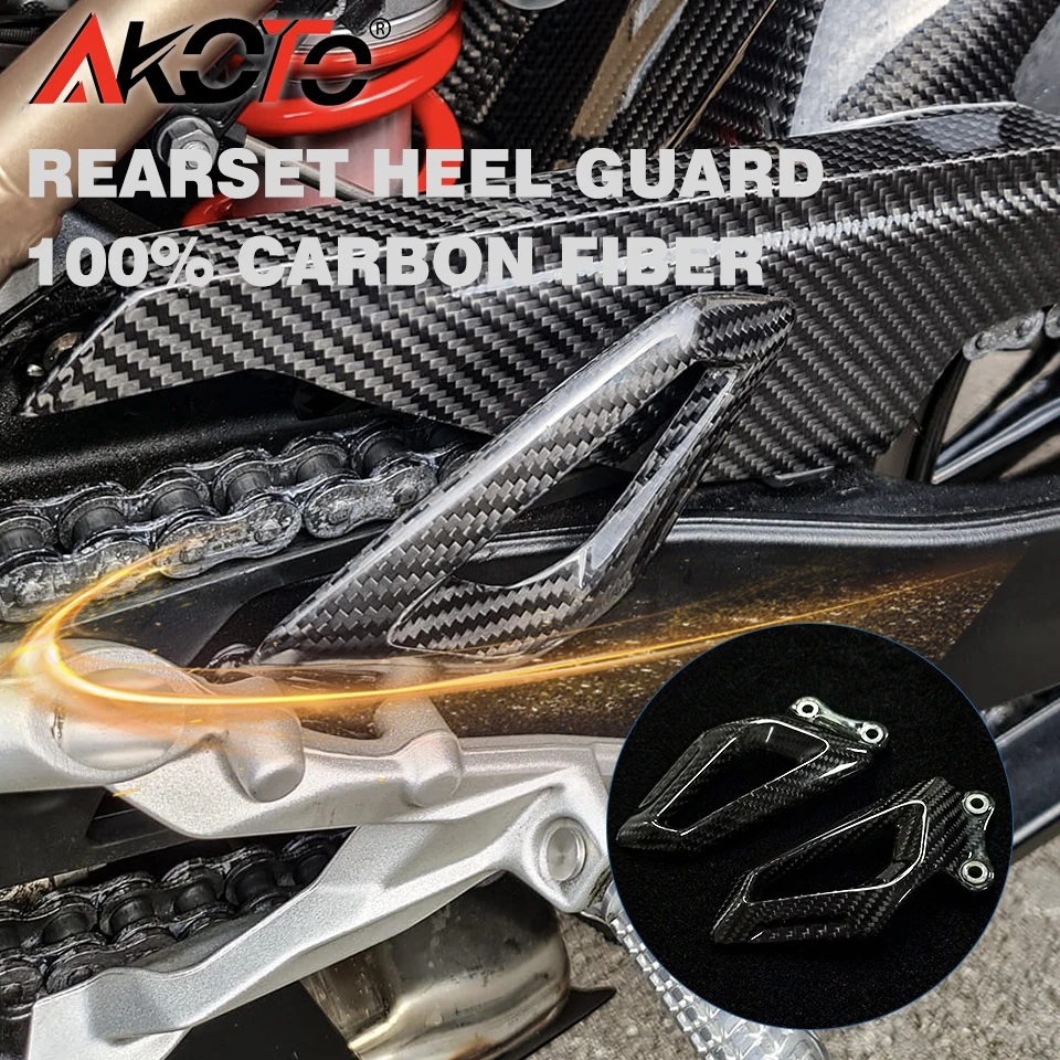 Accessori Di Vendita Calda Per Bmw S1000Rr S1000 Rr Moto In Fibra Di Carbonio Pedane Heel Guard Piastre Covers Protector 2019 2020
