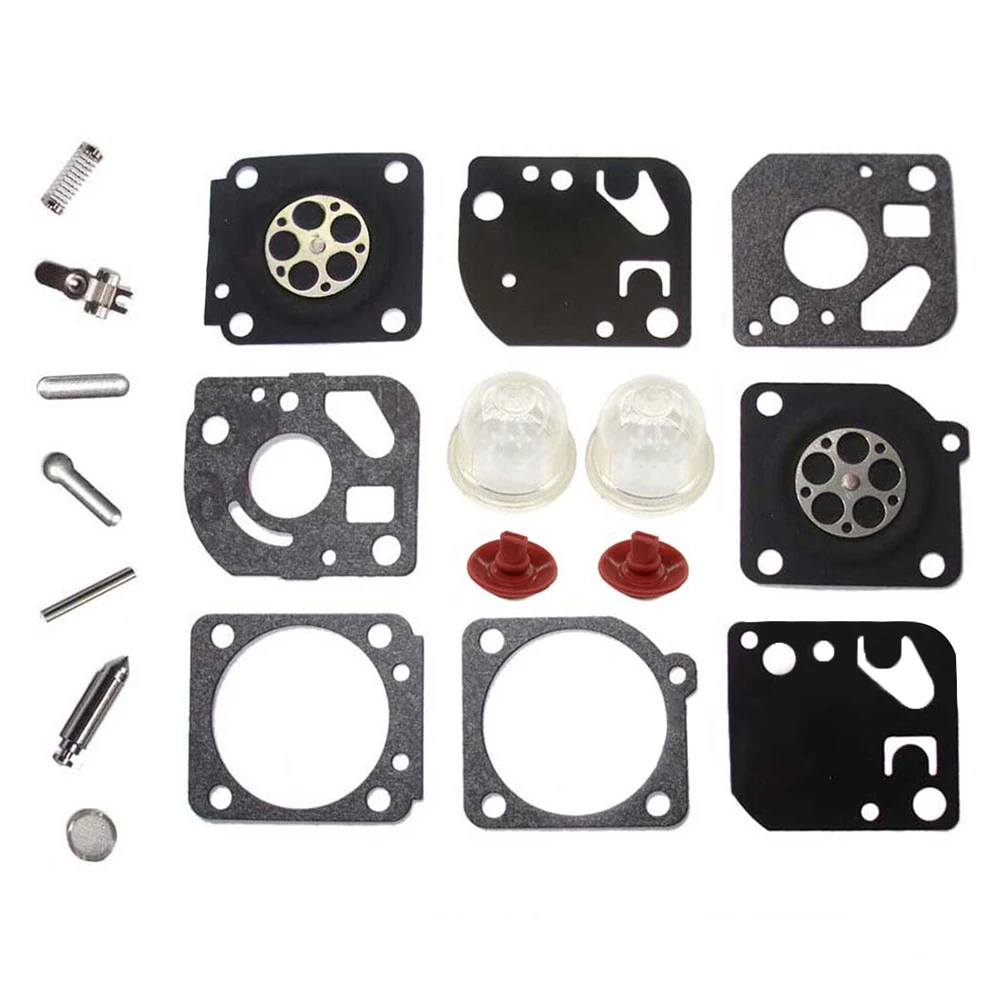 

RB-29 Repair Kit Carburetor Diaphragm Gasket Set Check Valve Durable Membrane Parts Primer Bulb Replacement Tools