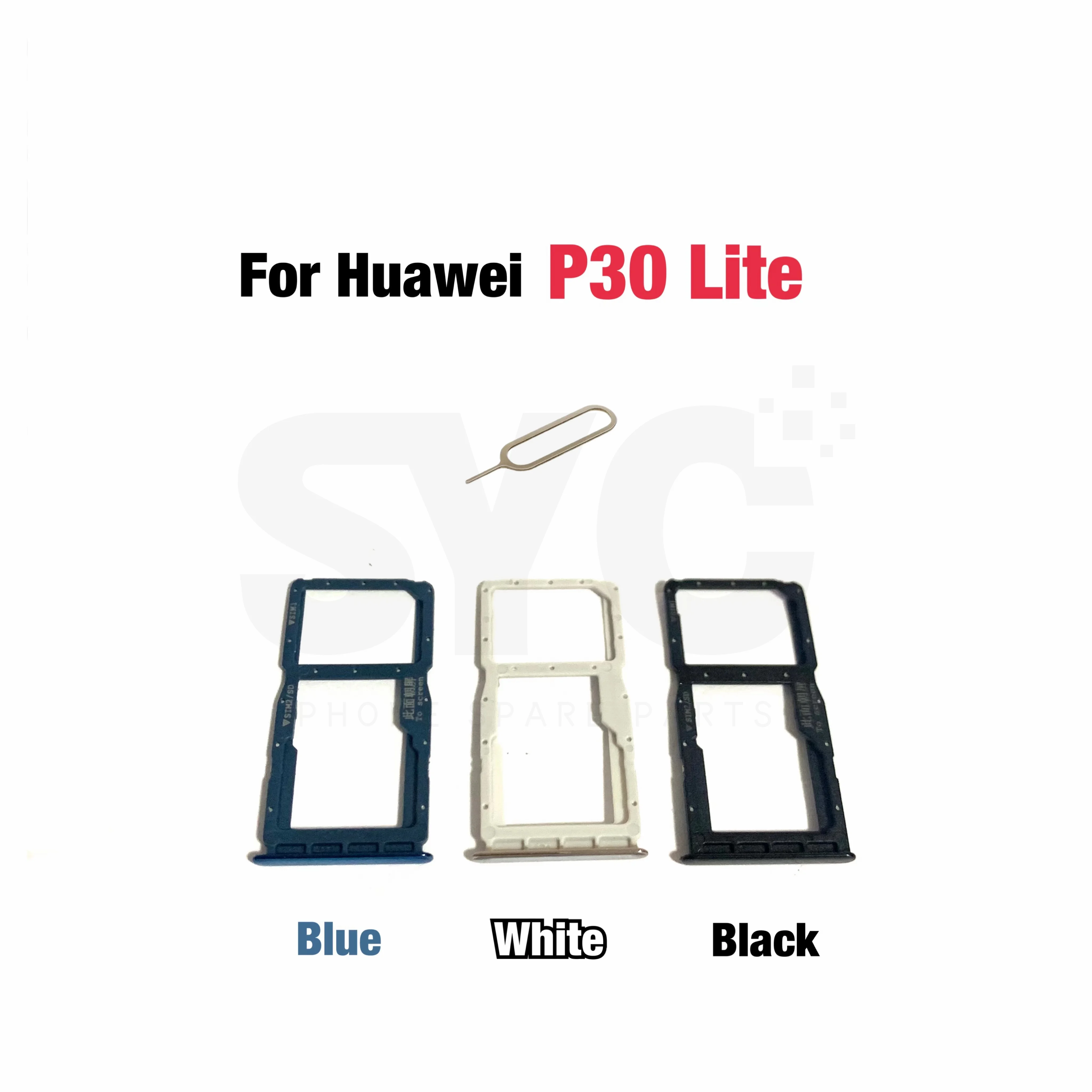 Nuovo Per Huawei P30 Lite Nova 4E Slot Per Schede Sim Supporto Per Vassoio Presa Per Lettore Di Schede Sim