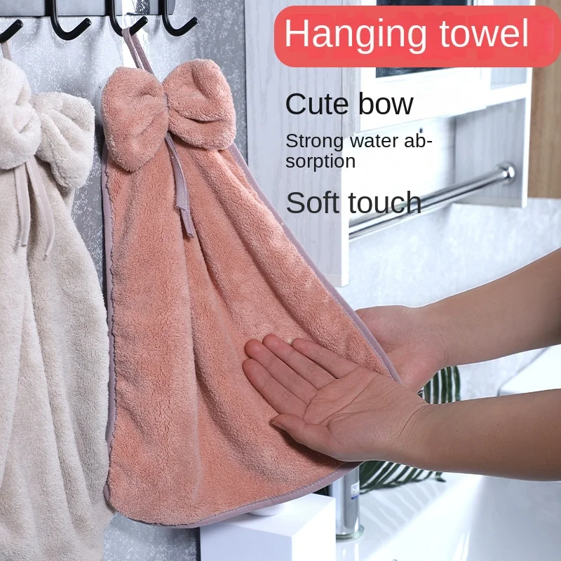 

Kitchen Hand Towel Bathroom Coral Velvet Microfiber Soft Quick-drying and Absorbent Cleaning Cloth For Home Accessories