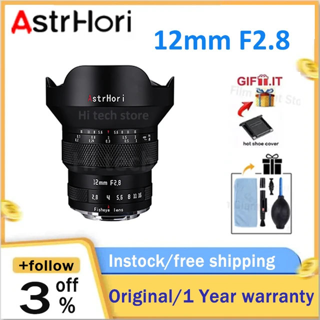 【超美品】AstrHori 12mm f2.8 fisheye Eマウント用魚眼