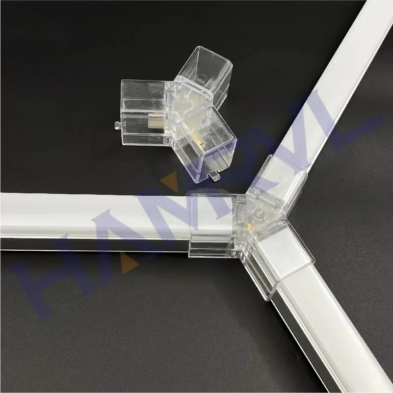 육각형 LED 조명 연결 케이블 DIY 액세서리 (허니콤 램프용) 110-240V 차고 작업장 이발소 자동차 미용 조명