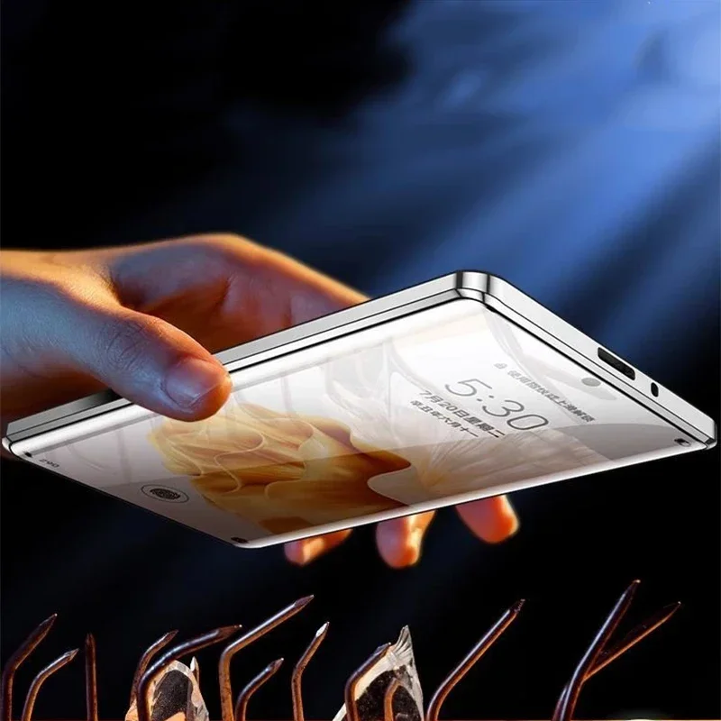 Double-Sided Magnetic Glass Phone Case with 360° Full Protection and Anti-Peeping Feature