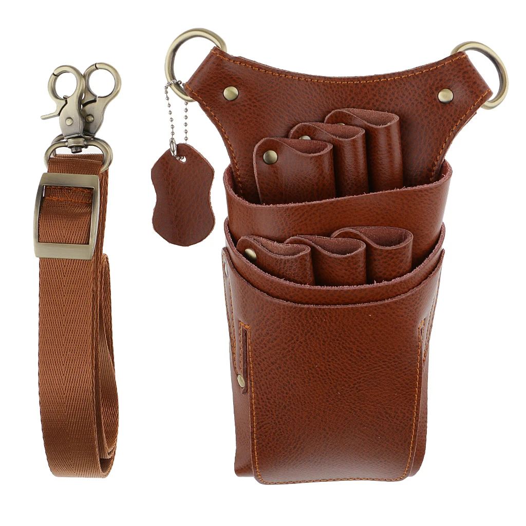 

Scissor Pouch with Belt Salon Scissors Sheers Hairdressing Waist Holder Case Bag for