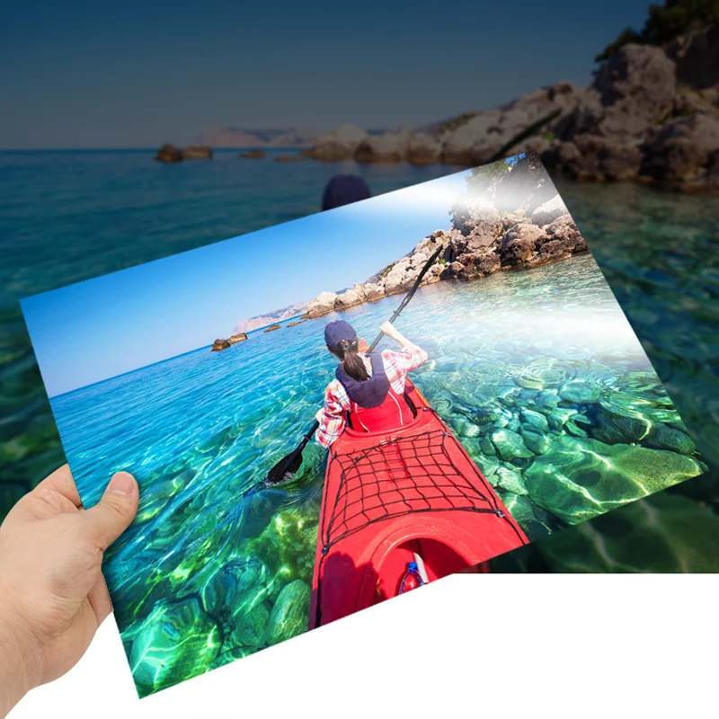 2022 도매 A4 100 매 고광택 인화지 광택 프린터 인화지 180g 200g 230g