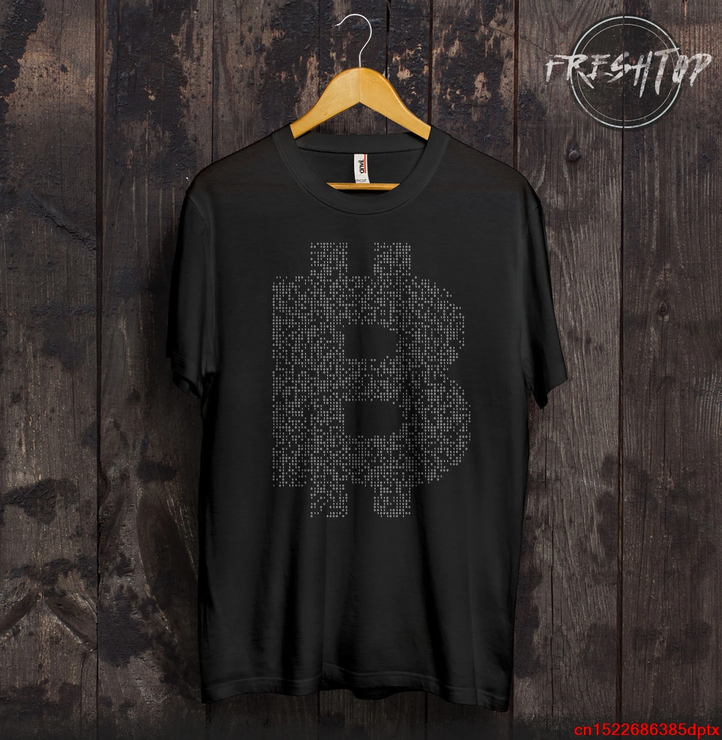 Bitcoin Digital Currency Binary T Shirt Cryptografia Radeon Nvidia Mining