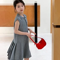 Robe sans manches de style coréen unique pour filles, vêtements d'été fins et tendance pour le collège 2