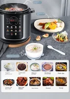 SUPER Electric Pressure Pot 5L Double Bile Immersion Cooking Intelligent Large Screen with One Button Pressure Release 2