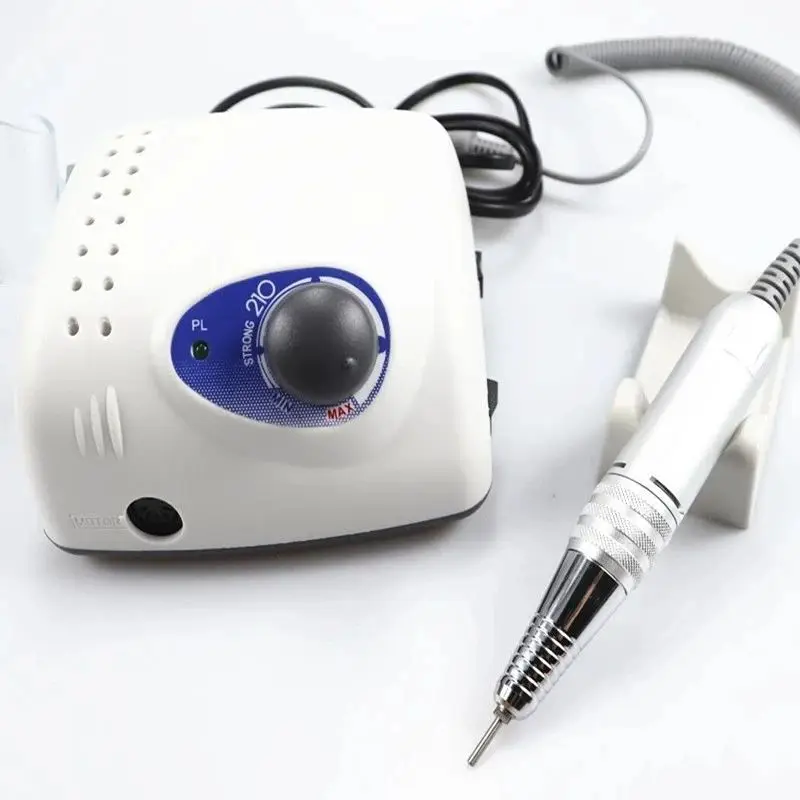 Strong 210 Nail Drill Machine Cutters Manicure Electric Micro-motor nail polish removal equipment Milling Nail File 4