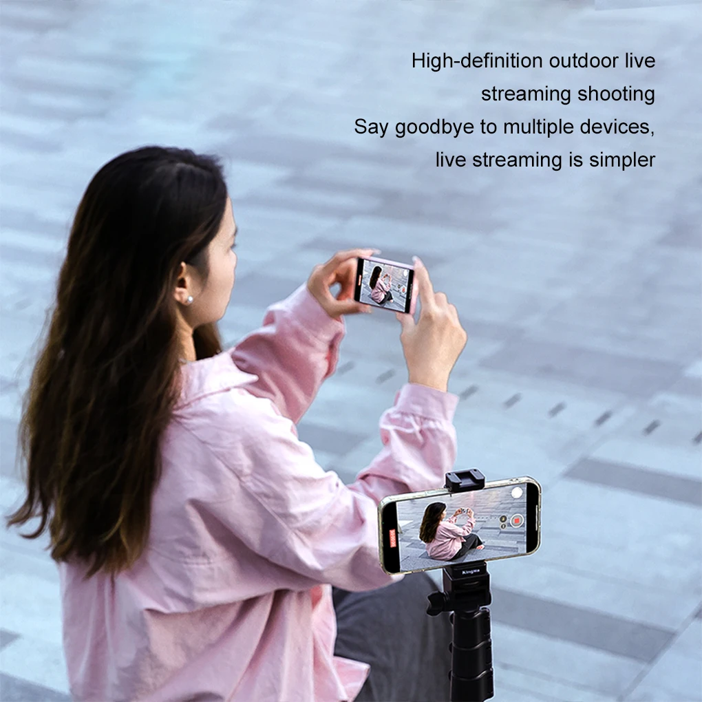 Magnetic Phone Selfie Monitor Screen for Smartphone Rear Camera Selfie Vlog Live Stream 5G/4G Dual-mode WIFI Wireless Projector