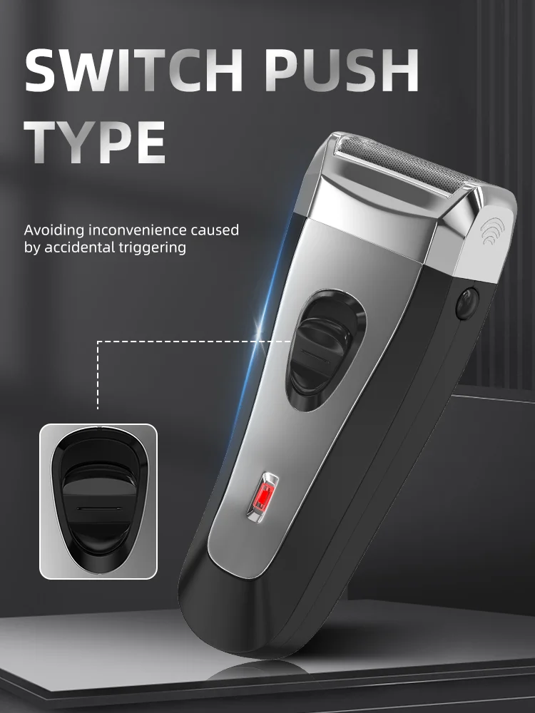 KEMEI KM-9038 방수 무선 면도기 USB 충전식 면도기 이발기 트리머 전기 면도기 남성용