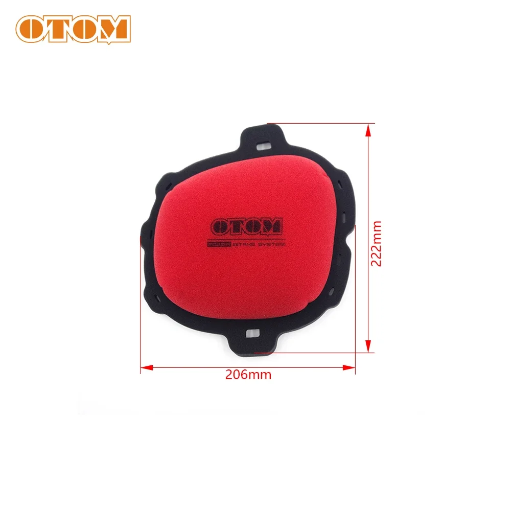 Air Filter Motorcycle Air Filter Air Filter Cleaner OTOM For HONDA CRF250R CRF250RX CRF450RX CRF450RWE Bikes Sponge Element Dual Foam Layer