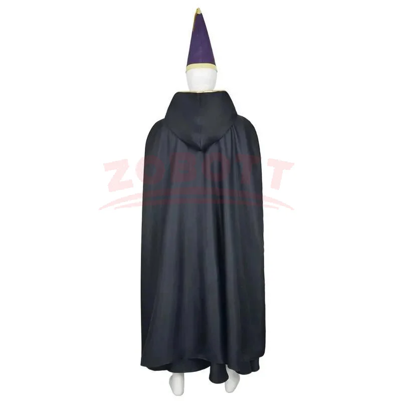 Costume Cosplay Olruggio Anime Atelier of Witch, Set Completo con Cappello Tongari Boushi, Tunica, Camicia, Pantaloni, Parrucca, Outfit Magico per Halloween e Carnevale - immagine 4