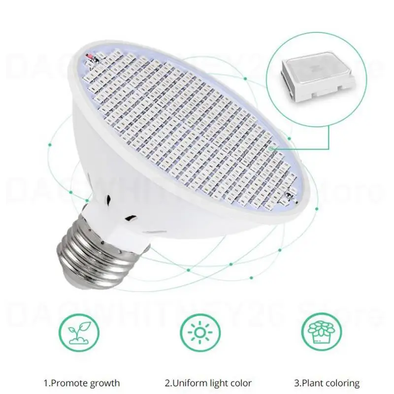 Description Picture 4 of item300 LED flower plant Grow light bulb E27 red blue Fitolamp phyto lamp indoor vegs cultivo growbox growing tent greenhouse U26