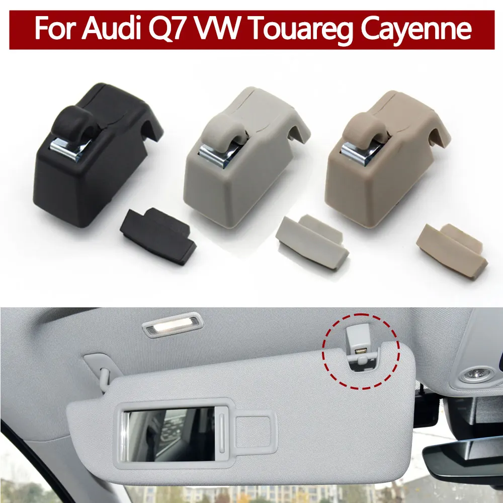 Thinyou Interior Sun Visor Hook Clip Retainer Bracket Compatible For VW TIGUAN 2018 2019 2020 New