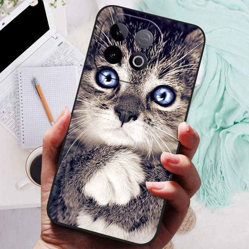 Premium Silicon Back Cover Phone Case with Soft Bumper Coque