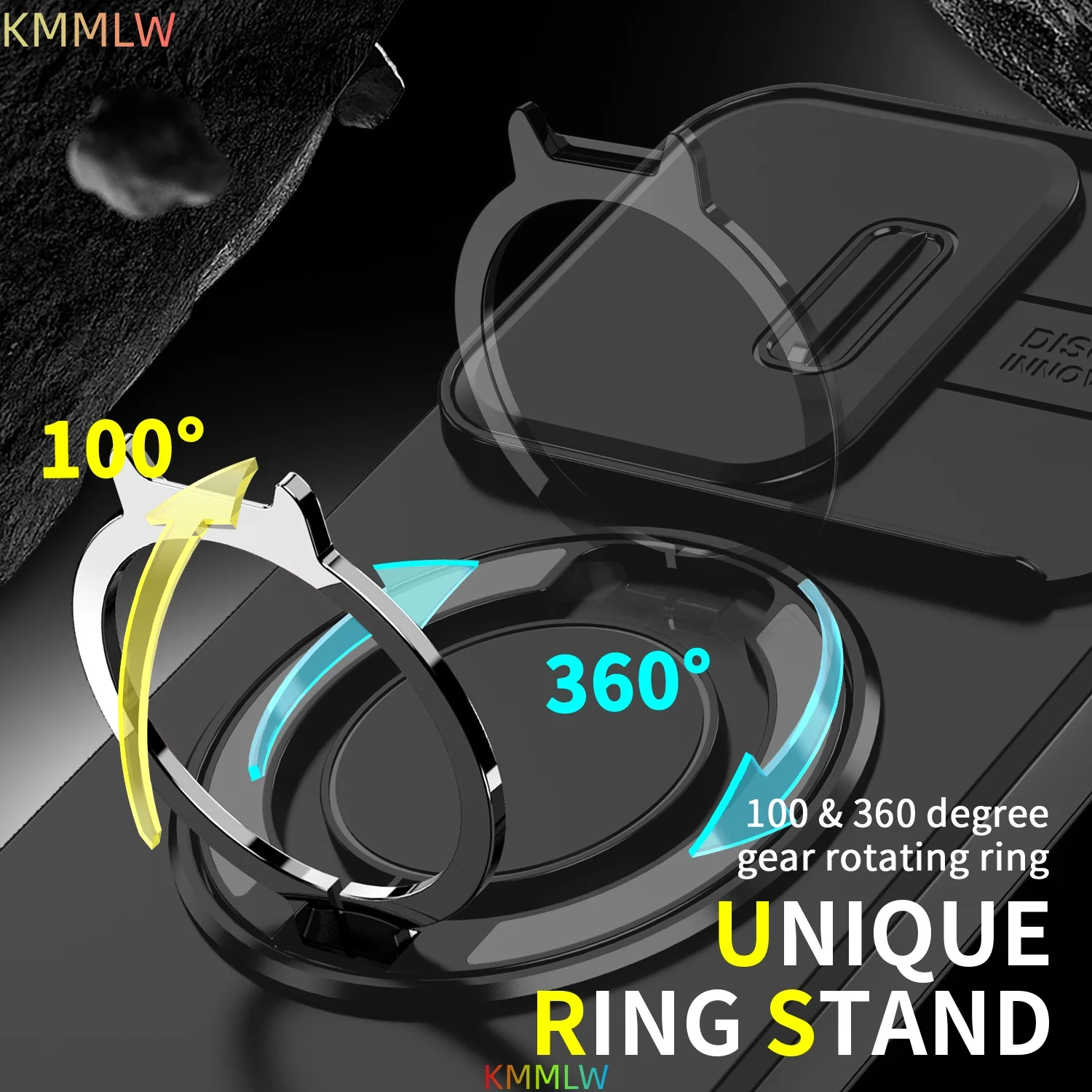 Enhanced Magnetic Stand Phone Case with Slide Camera Protection - Compatible with Honor 400 Lite/Pro