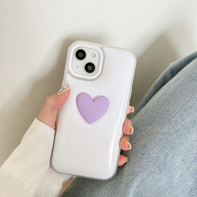 iPhone 13 Pro Max Case Love Decompress 3-in-1 Jelly Phone Case For iPhone 12 11 Pro Max X XR XSMax Shockproof Soft TPU Cover