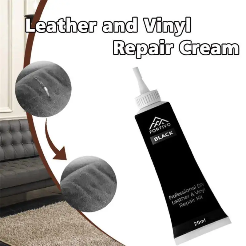 Leather Repair Gel Leather Repair Kit 20ml Leather Repair Gel Liquid Leather Skin Refurbish Repair Auto Seat Sofa Coats Holes Scratch Cracks Restoration Car Care Kit