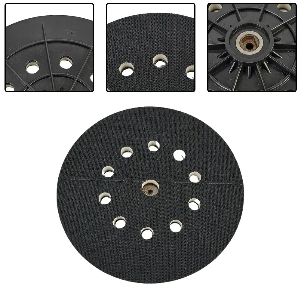 9 Inch/215mm Backup Soft/hard/6mm Thread Drywall Sander Hook And Loop 10 Pad Hole Wall Grinding Polishing Plate Sanding Disk 5