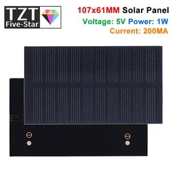 Compact 1W 5V Solar Panel for DIY Electronics and Home Projects (2PCS)