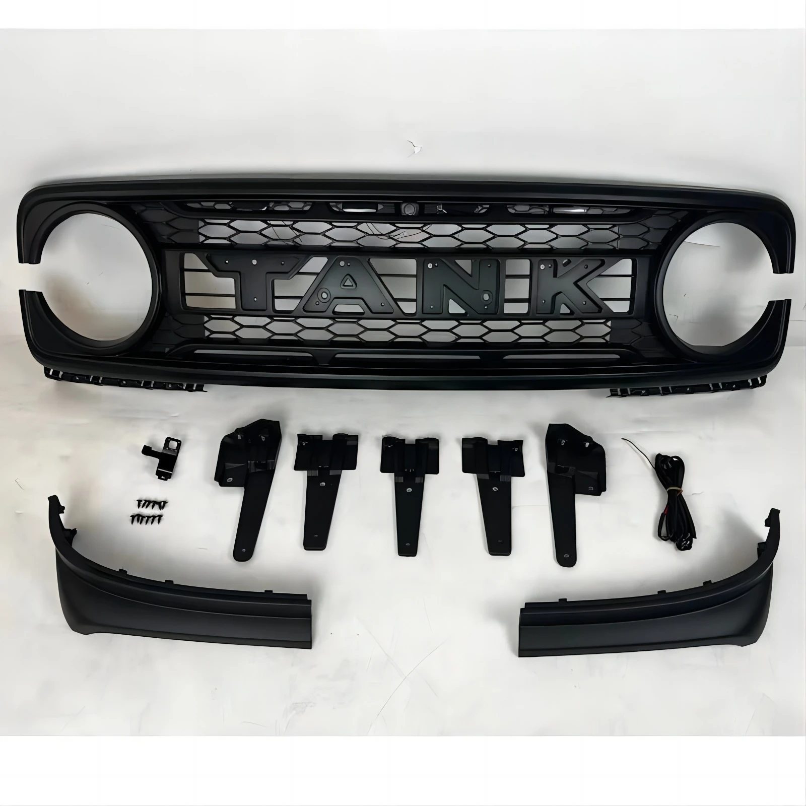 thumbnail image 1 of Repuestos para automóviles y otros accesorios exteriores Parrilla delantera negra ABS para radiador de coche, parrilla apta para TANK 300 2023, 1 of 4