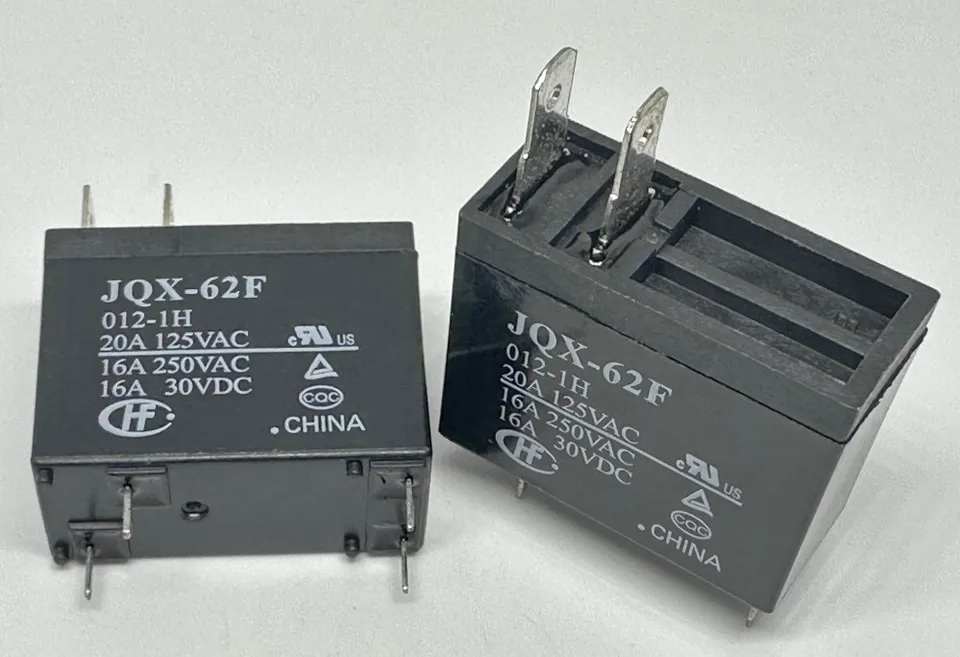 Set Van 5 Relais JQX 62F 012 1H(555) 20A 125VAC / 16A 250VAC / 16A 30VDC Küçük Güç Elektromagnetisch Relais 20A Set Van 5 Relais JQX 62F 012 1H(555) 20A 125VAC / 16A 250VAC / 16A 30VDC Küçük Güç Elektromagnetisch Relais 20A