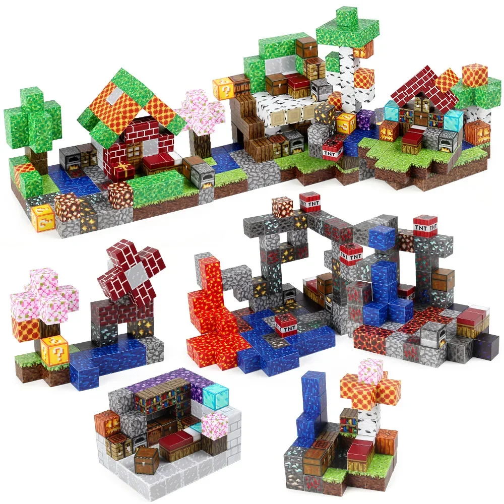 Enrich Your Child's Mind with this My World Magnetic Blocks Set Toy Gift for Christmas 3