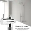 1-2PCS Diversion Valve Tap Anti-scratch Faucet T Adapter Corrosion Resistant Shower Head Diverter Valve Bathroom Accessories 2