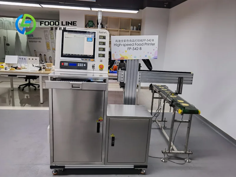 Stampante alimentare personalizzabile ad alta velocità a passaggio singolo per la stampa diretta su alimenti - immagine 3