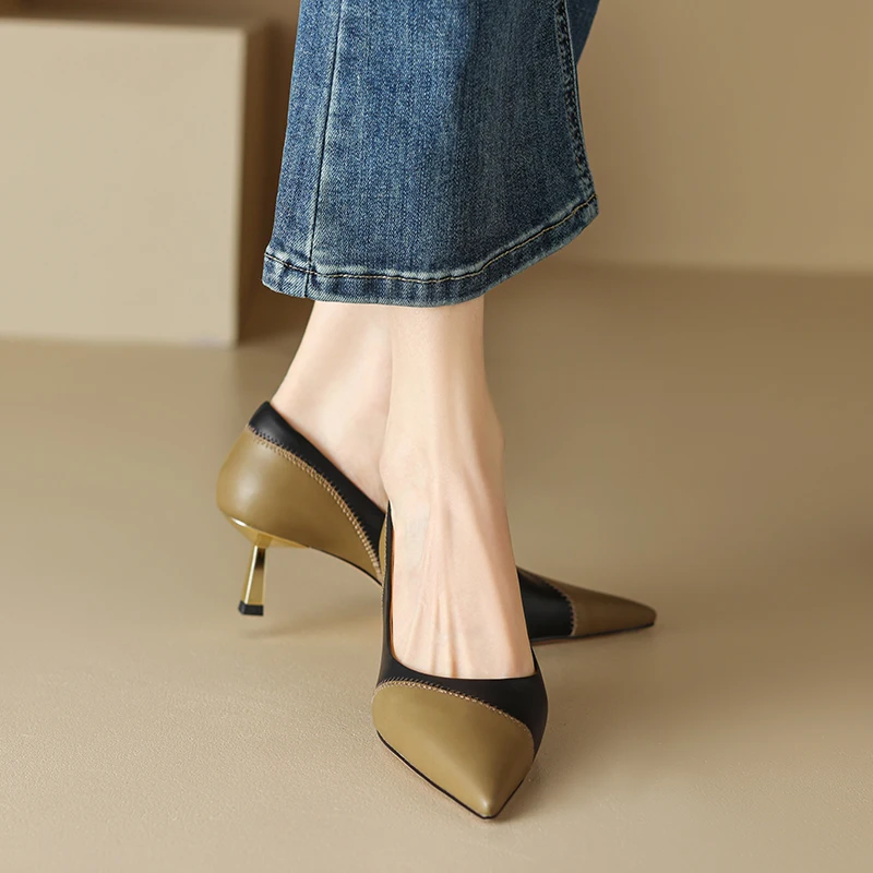

2023 Spring Women Shoes Pointed Toe thin Heel Women Pumps wedding party shoes High Heels Shoes for Women zapatos de mujer